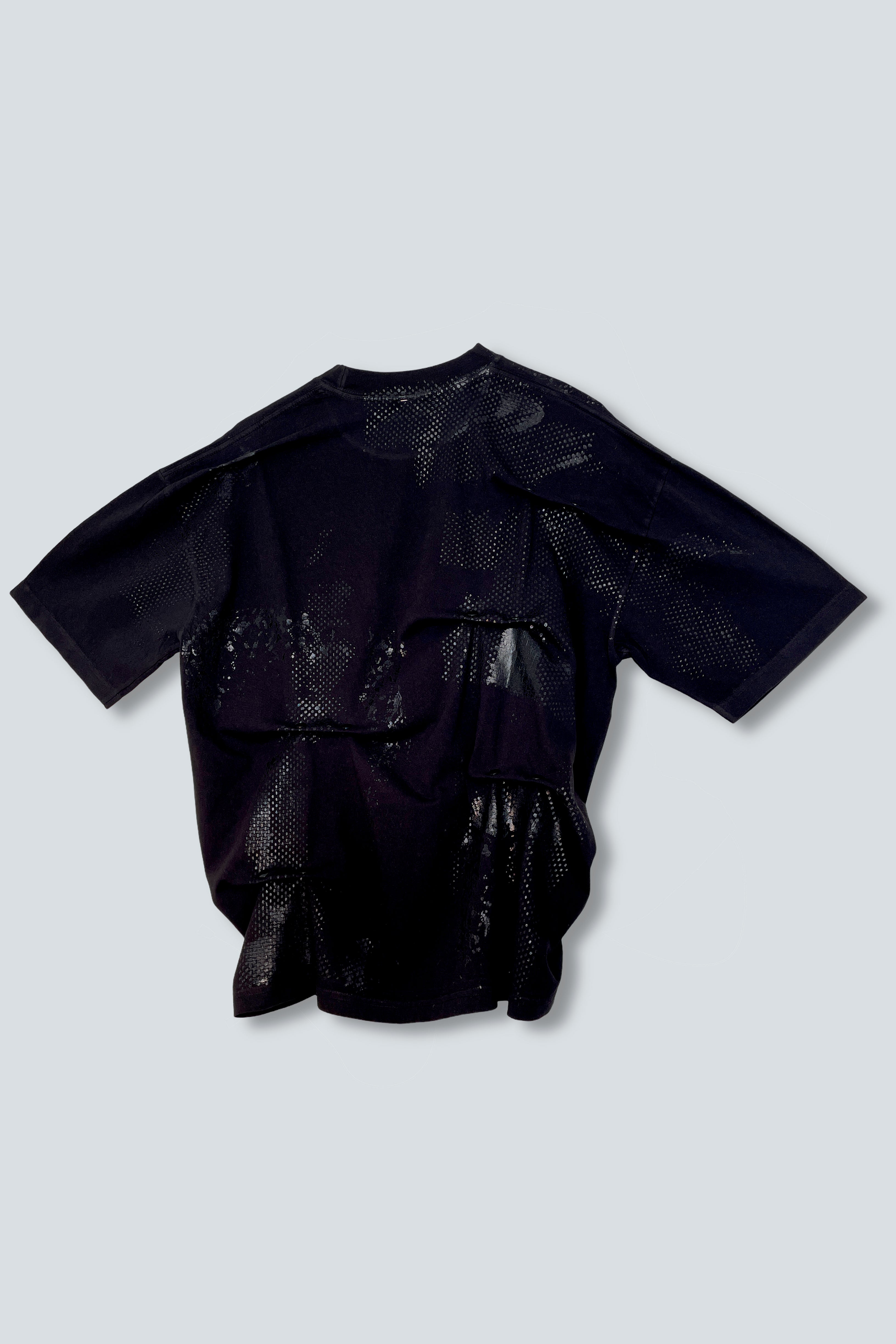 MORPH TEE - BLACK/BLACK SHINE