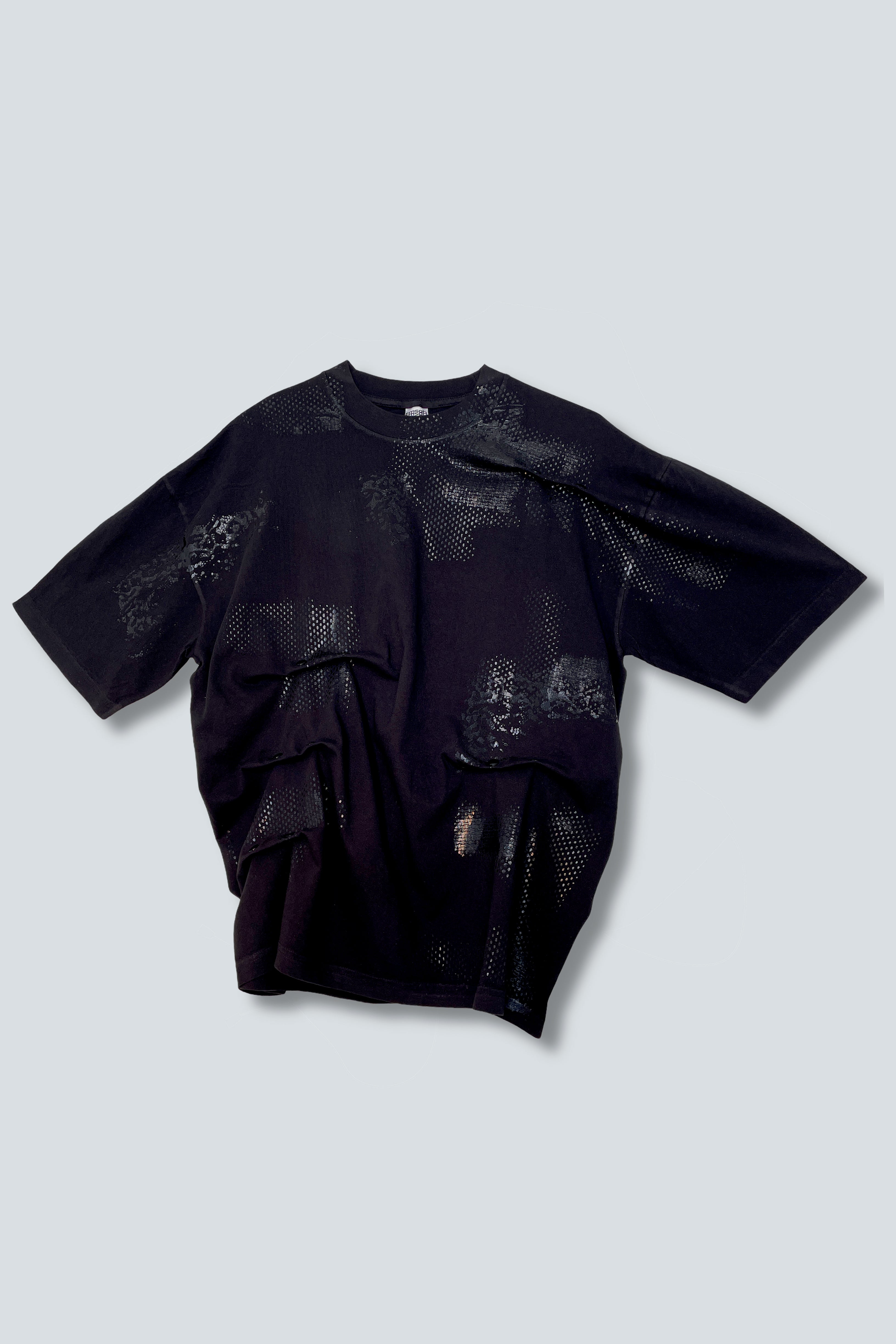 MORPH TEE - BLACK/BLACK SHINE