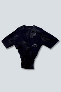 MORPH TEE - BLACK/BLACK SHINE