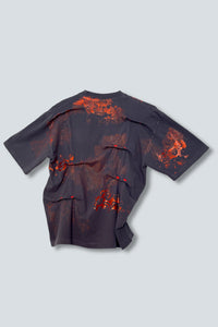 MORPH TEE - DOLPHIN/ORANGE SHINE