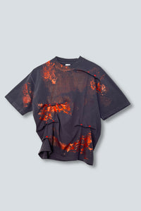 MORPH TEE - DOLPHIN/ORANGE SHINE