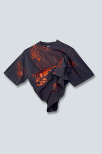 MORPH TEE - DOLPHIN/ORANGE SHINE