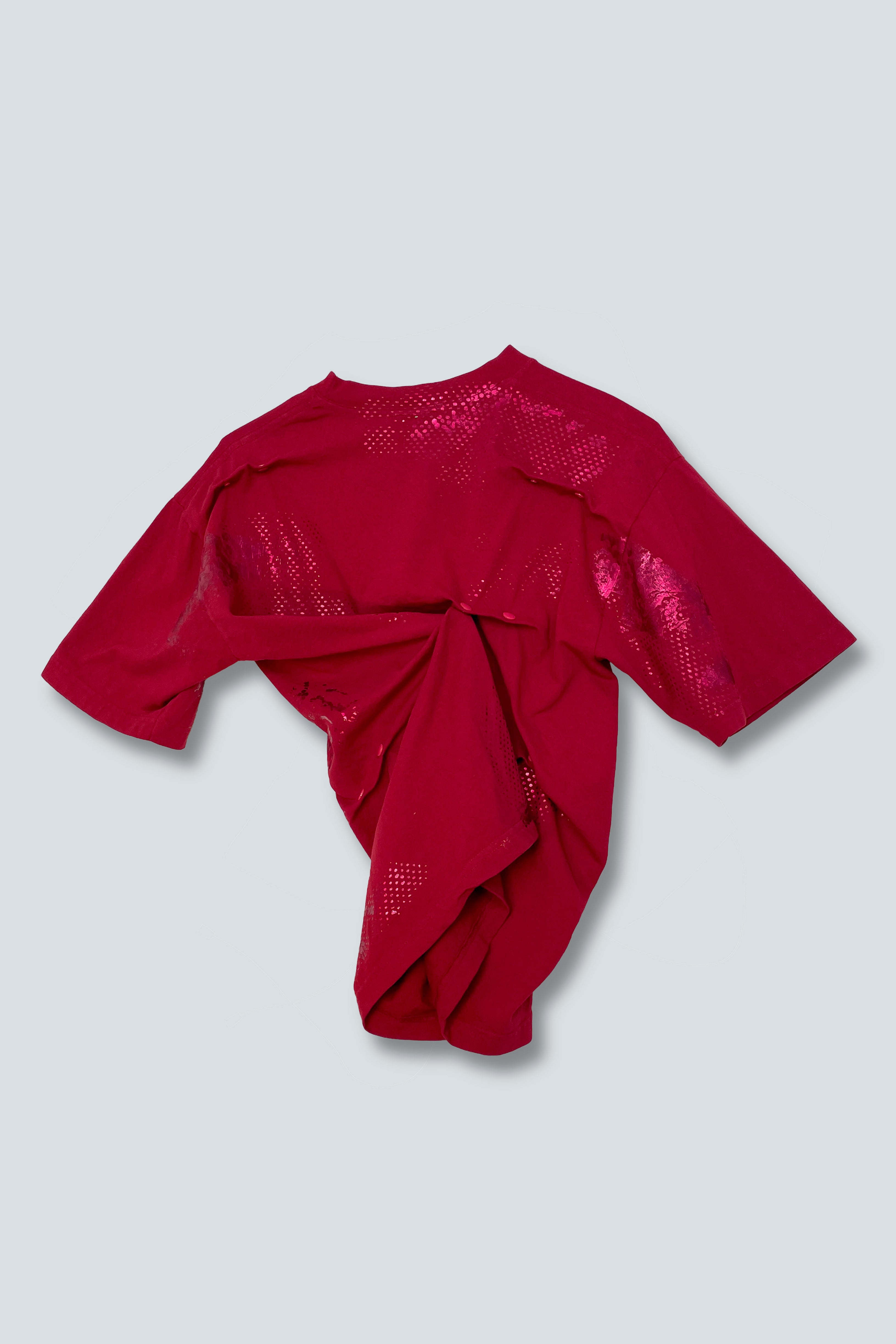 MORPH TEE - RED/PINK SHINE