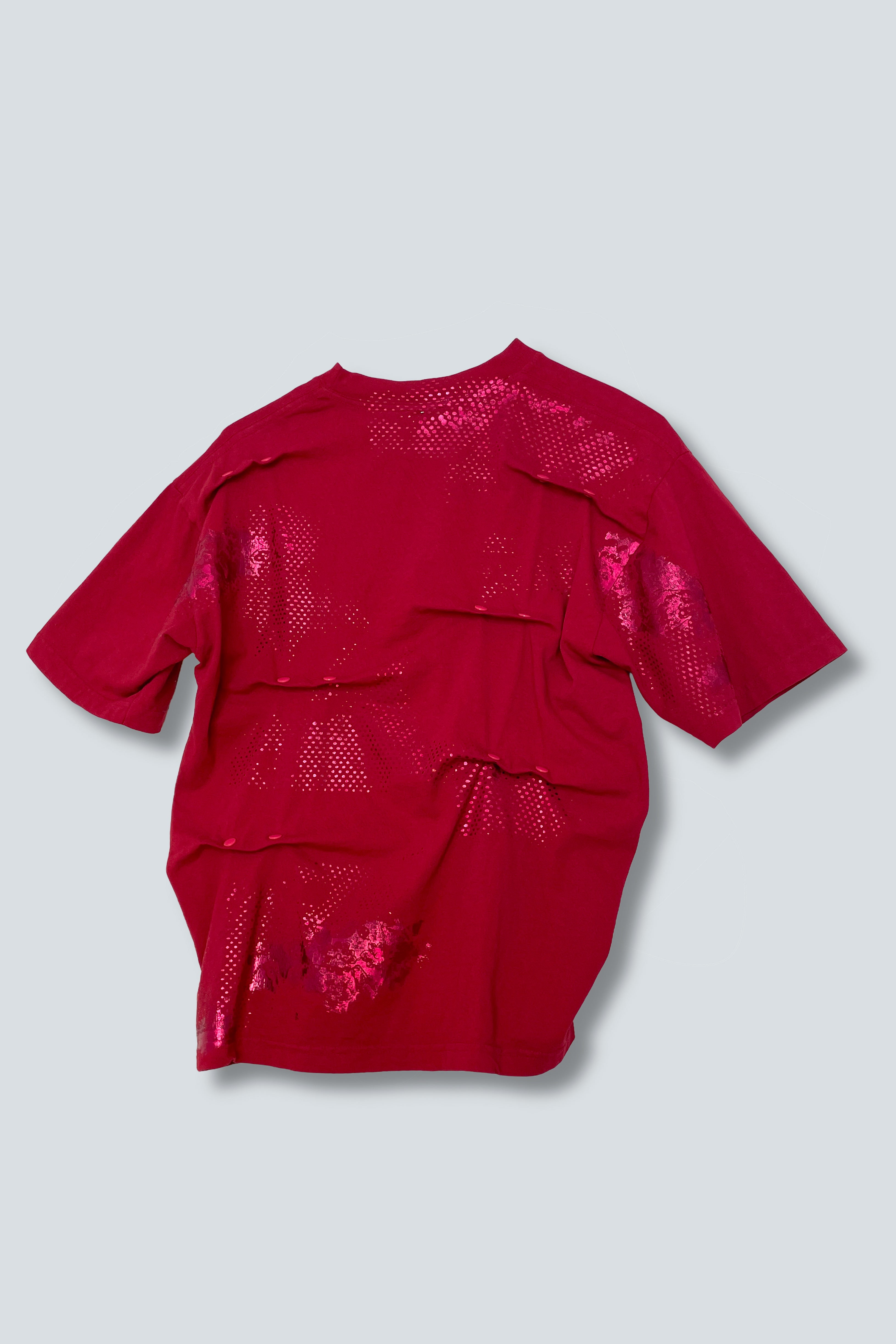 MORPH TEE - RED/PINK SHINE