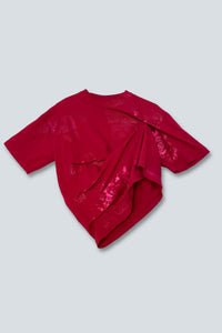 MORPH TEE - RED/PINK SHINE